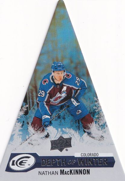 insert karta NATHAN MacKINNON 23-24 UD Ice Depth of Winter číslo DW-18